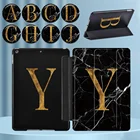 Чехол для планшета Apple IPad 8, 7, 10,2 дюймаIPad 5, 6, 9,7 дюйма, кожаный защитный чехол тройного сложения, жесткий чехол для IPad Mini 1, 2, 3, 4, 5