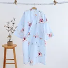 Женская одежда для сна с мультяшным рисунком BZEL, Модная элегантная Домашняя одежда, милая Пижама большого размера, ночные рубашки, свободная одежда для отдыха