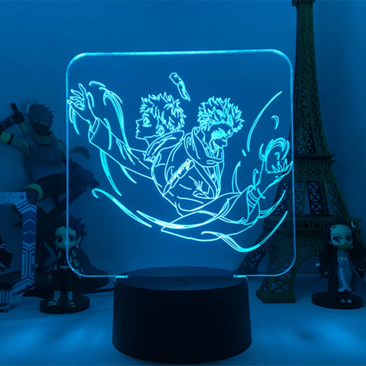 

СВЕТОДИОДНЫЙ ночник в стиле аниме juютсу Kaisen с USB, 3D лампа для спальни, Декор, подарок на день рождения, светильник в стиле юютсу, кайзен, Пряма...