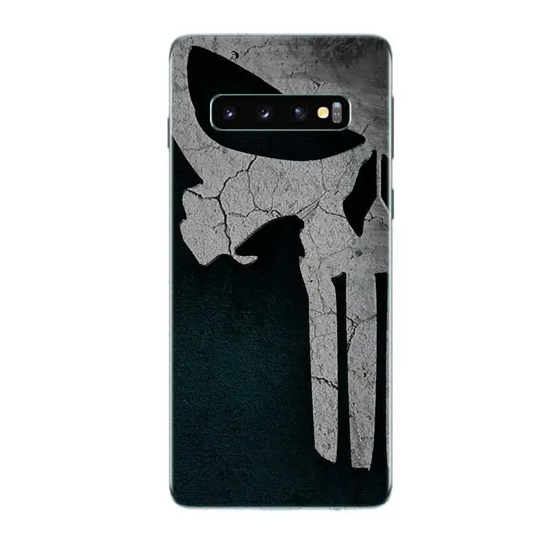 Модный стильный мягкий чехол из ТПУ с черепом для Samsung Galaxy S8 S9 J4 J6 A8 A6 Plus + J8 A7 A9 2018 Note