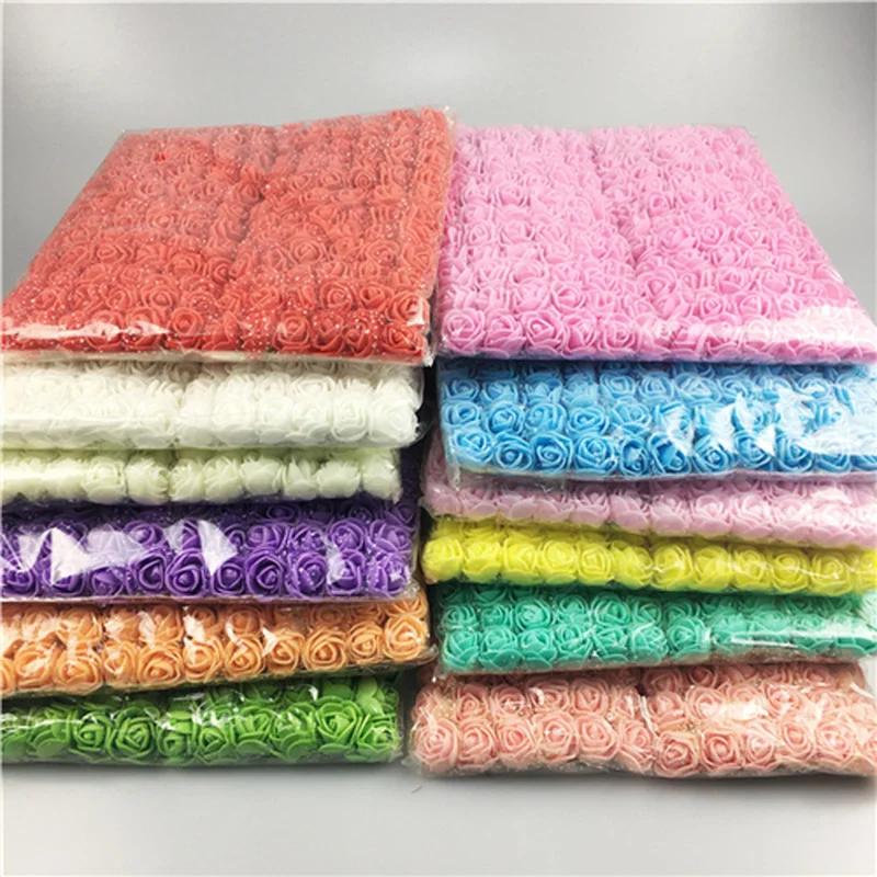 144/72 шт 2 см мини пена роза искусственный цветок свадебное оформление букета