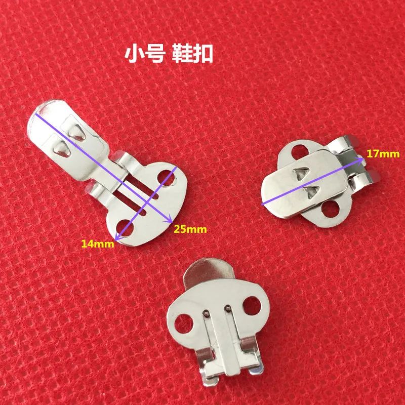 30 шт./лот металлические застежки из нержавеющей стали в форме цветка для обуви