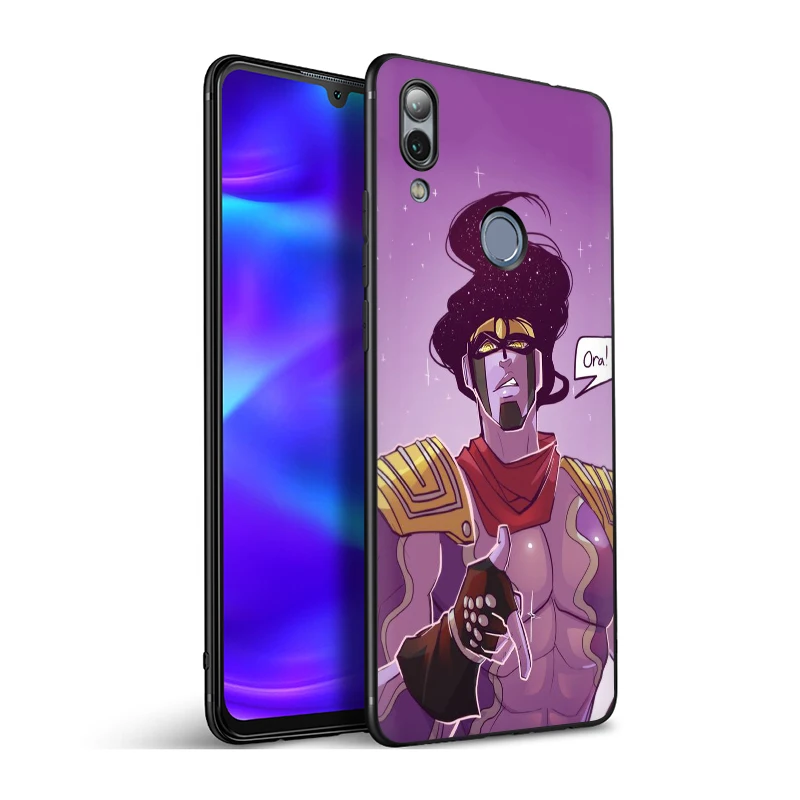 EWAU JoJo Джонатан Joestar силиконовый чехол для телефона для huawei Honor 6A 7A Pro 7C 7X 8X 8C 8 9 Примечание 10 Lite вид 20 9X Pro 8A 20S