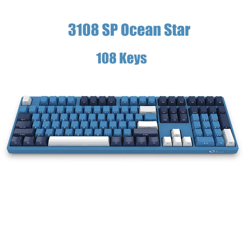 3108 108 Keys AKKO 3108/3087 SP игровая механическая клавиатура с океанической звездой 108 ключ/87 ключ Вишневый выключатель MX 1ms скорость usb type-C для компьютерных игр - Цвет: 3108 108 Keys