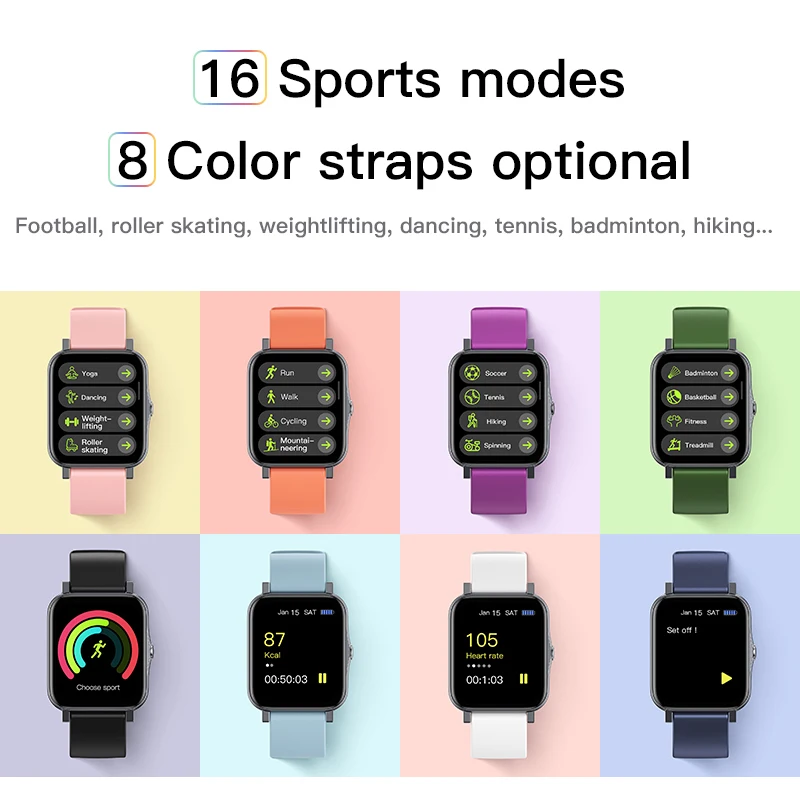 

Newest Smart Watch Men Full Touch Screen Sport Fitness Watch IP68 Waterproof Bluetooth For Android ios smartwatch