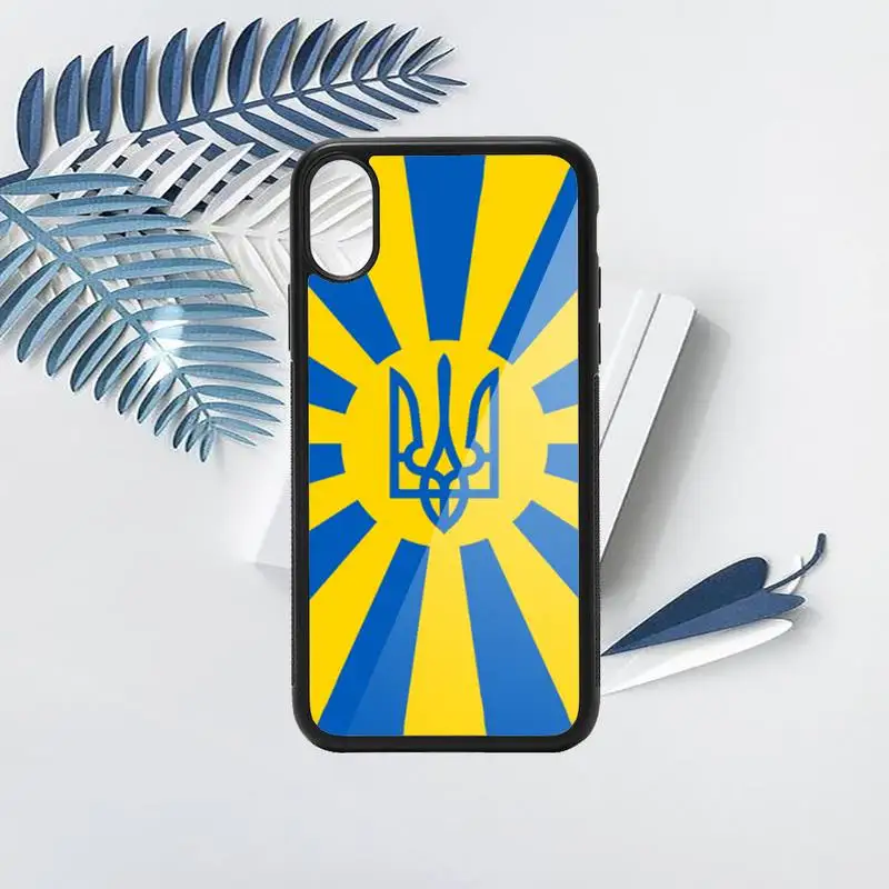 

Ukraine Flag Symbol Phone Case PC for iPhone 11 12 pro XS MAX 8 7 6 6S Plus X 5S SE 2020 XR