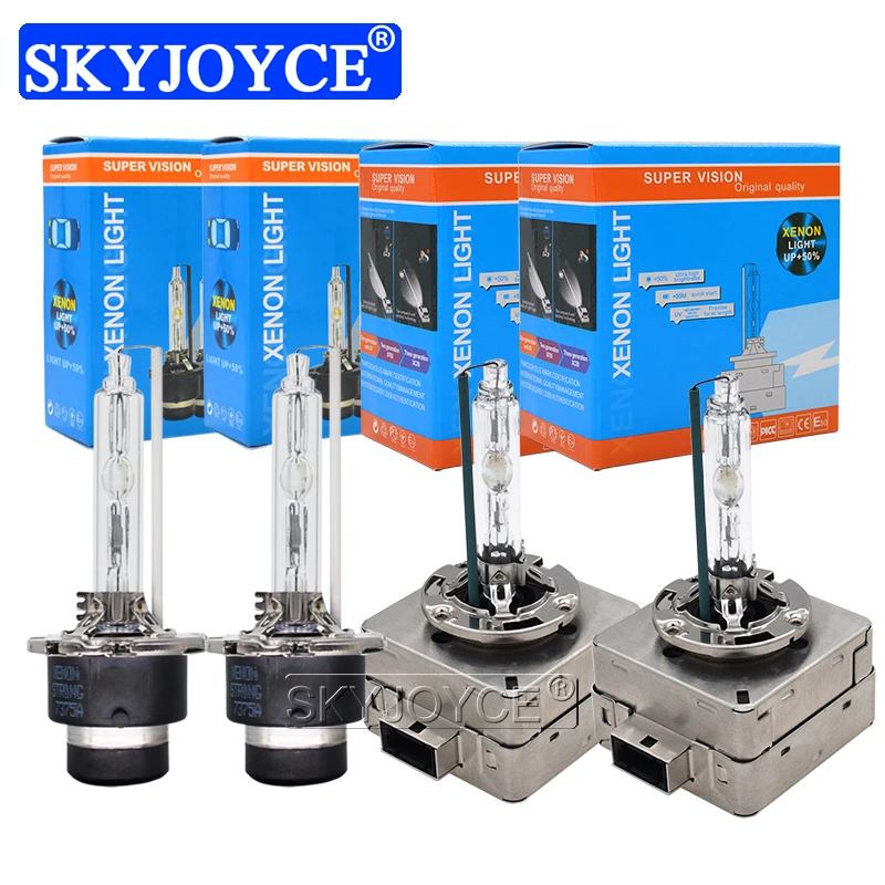 Ксеноновые лампы SKYJOYCE 2 шт. D1S HID 55 Вт D3S 6000K 4300K 8000K 5000K D2S D4S для комплекта ксеноновые