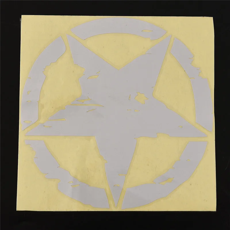 

1Pc 2 Colors 15cm*15cm ARMY Star Graphic Decals Motorcycle Car Stickers Vinyl Car-styling