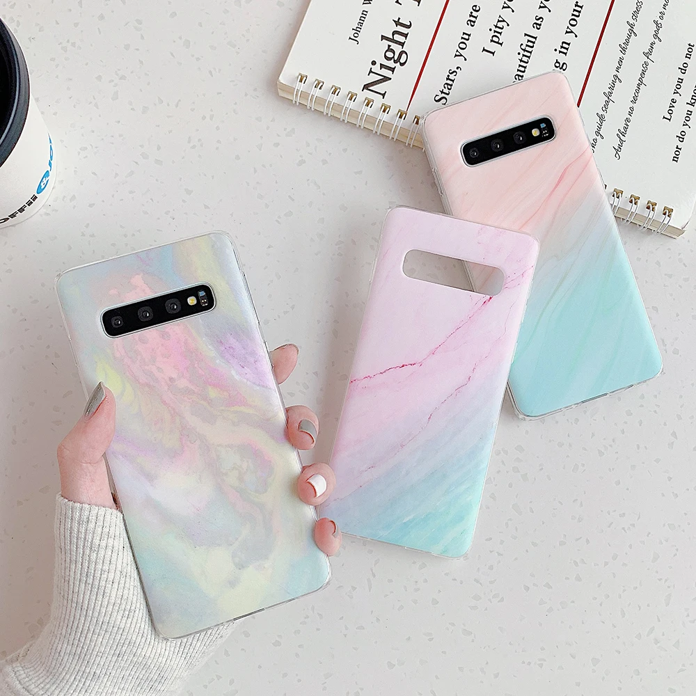 Постепенный мраморный чехол LOVECOM для телефона Samsung Galaxy S21 S20FE Note 20 10 A51 A71 A50 S9 S10 S20