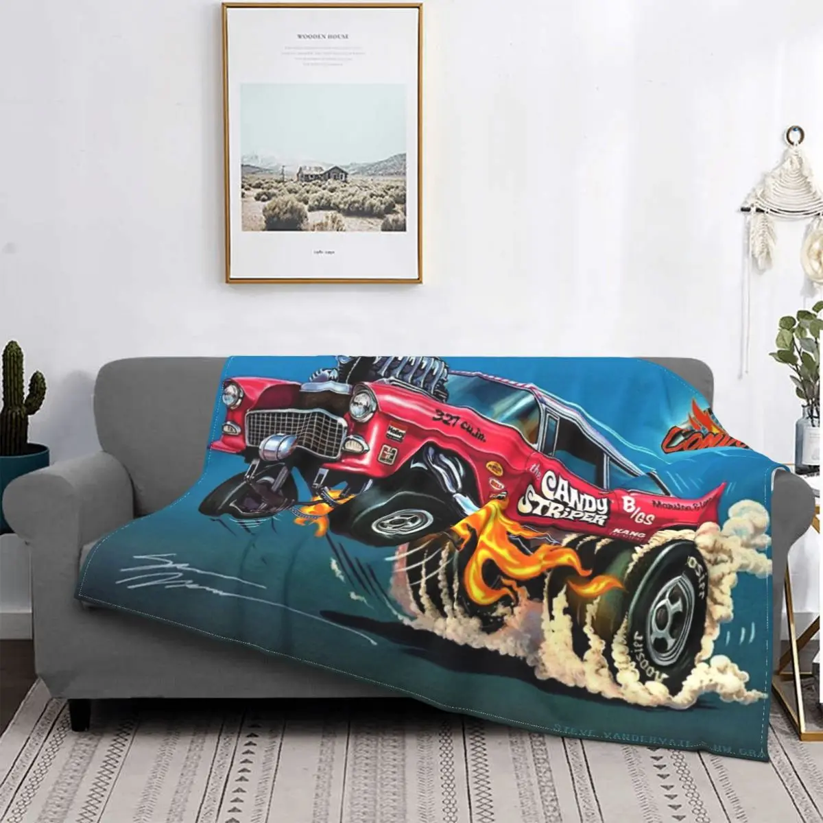 

Hot Wheels-Manta de muselina a cuadros para cama, colcha de color rosa caramelo, edredón de verano, cobertor de invierno