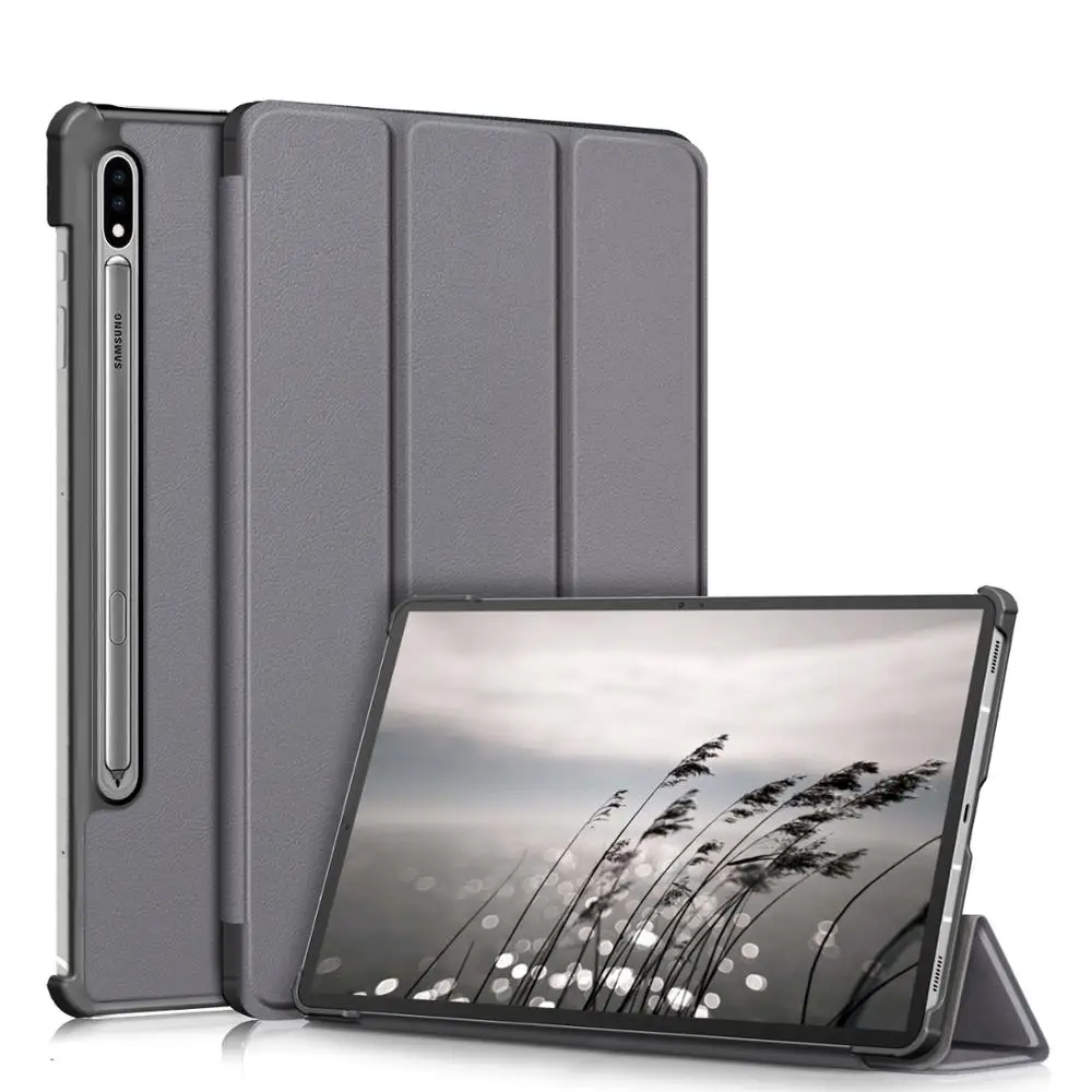 Для Samsung Galaxy Tab S6 Lite 10 4 дюймов P610 P615C 2020 с S-ручкой трехскладной держатель-подставка