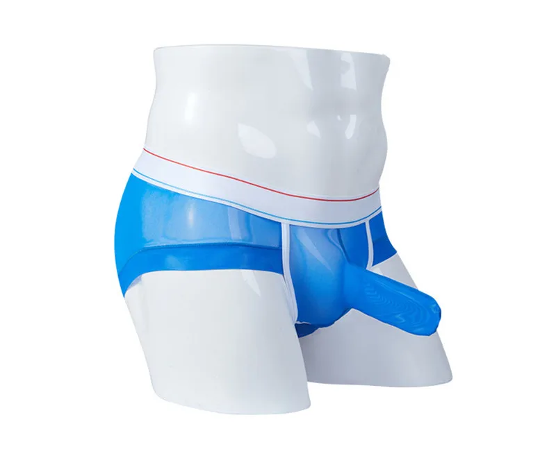 

Sexy Gay Underwear Men Thin Transparent Mesh Briefs Shorts Man Breathable Low Waist Capsule Underpants Cueca calzoncillo M-XXL