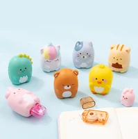 1pc lovely cartoon 8 styles pu animals correction tape stationery office school supply gift nice things corrector novel