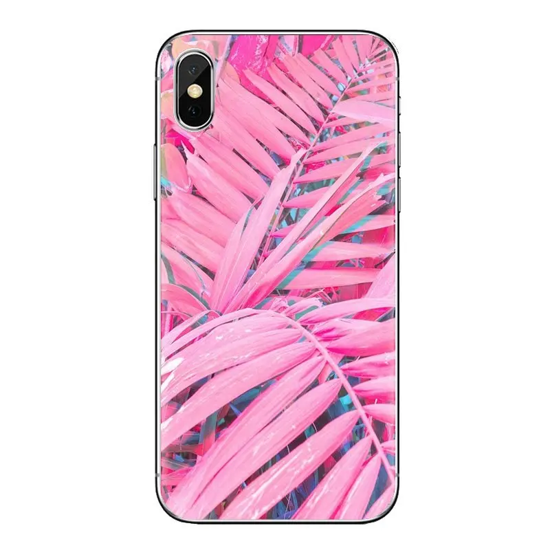 Transparent TPU Bag Case Love PINK Flowers For iPhone XS Max XR X 4 4S 5 5S 5C SE 6 6S 7 8 Plus Samsung Galaxy J1 J3 J5 J7 A3 A5 |