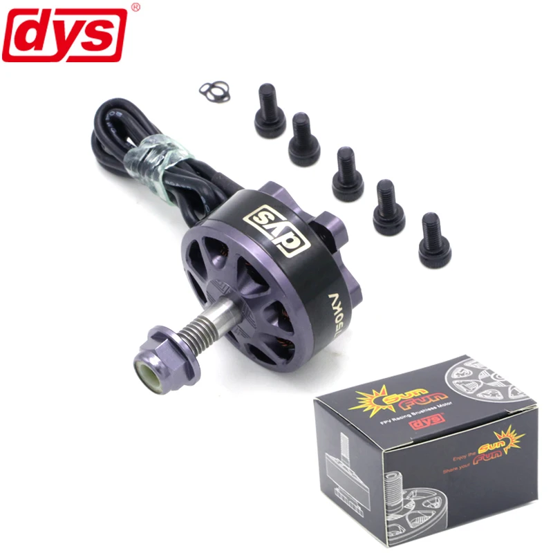 

Гоночный бесщеточный двигатель 4 шт./лот DYS SUN FUN 2207 1750KV 2450KV 2750KV CW Thread FPV для радиоуправляемого дрона квадрокоптера, запасные части