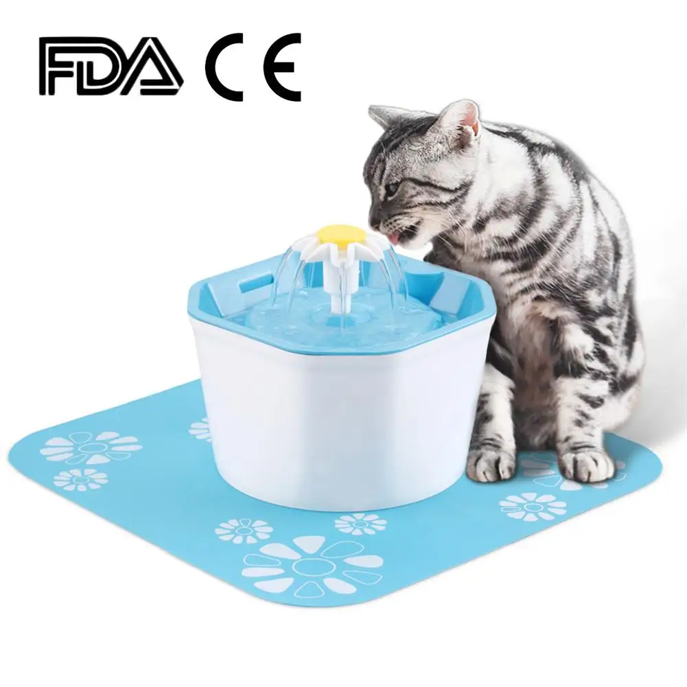 

Pet Water Dispenser Cat Water Dispenser Flower Shape Ultra Quiet Electric Automatic Water Feeder for Cats Dogs