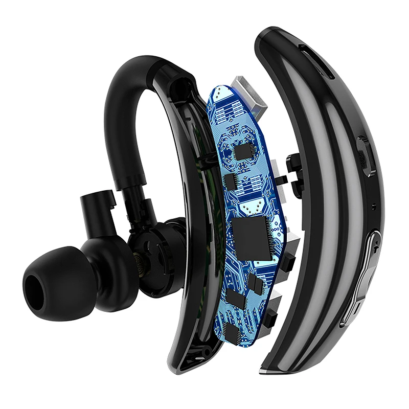 Беспроводная Bluetooth гарнитура Q8 затычки для ушей с шумоподавлением голосовой