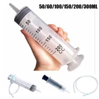 Шприц пластиковый многоразовый с насосом, 5060100150200300 мл