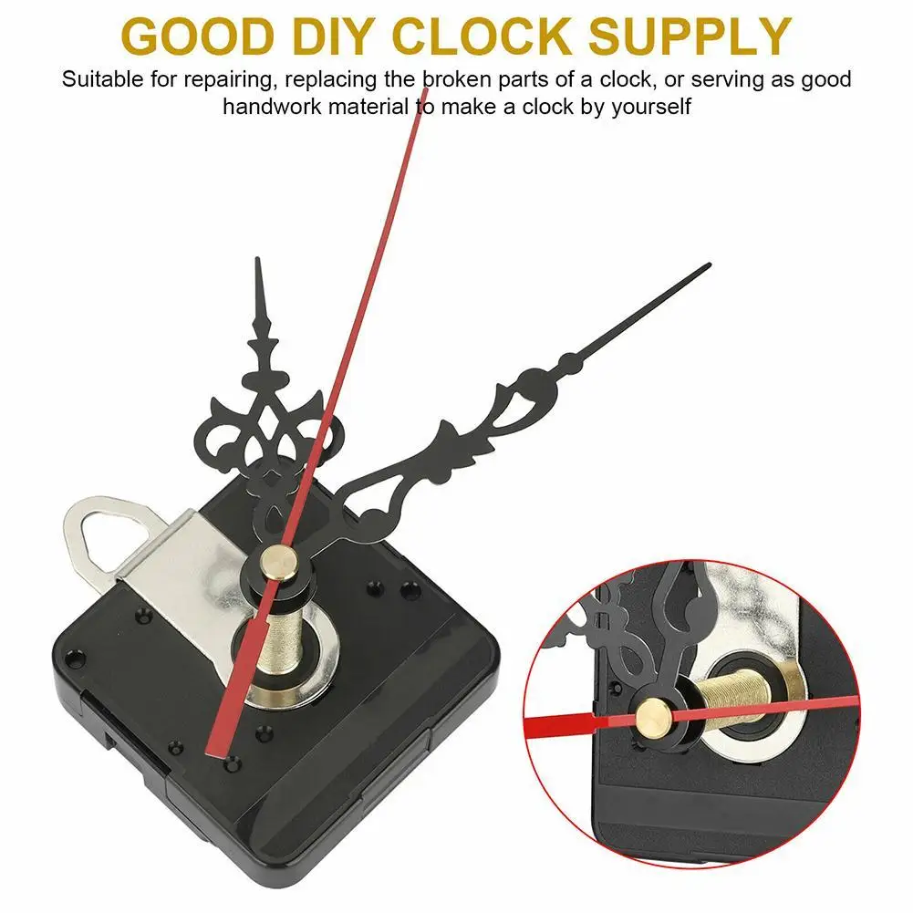 

Hanging DIY Silent Quartz Wall Clock Movement Mechanism Watch Home Movement Decoration Parts Clock Hands with Repair Wall Z0S9
