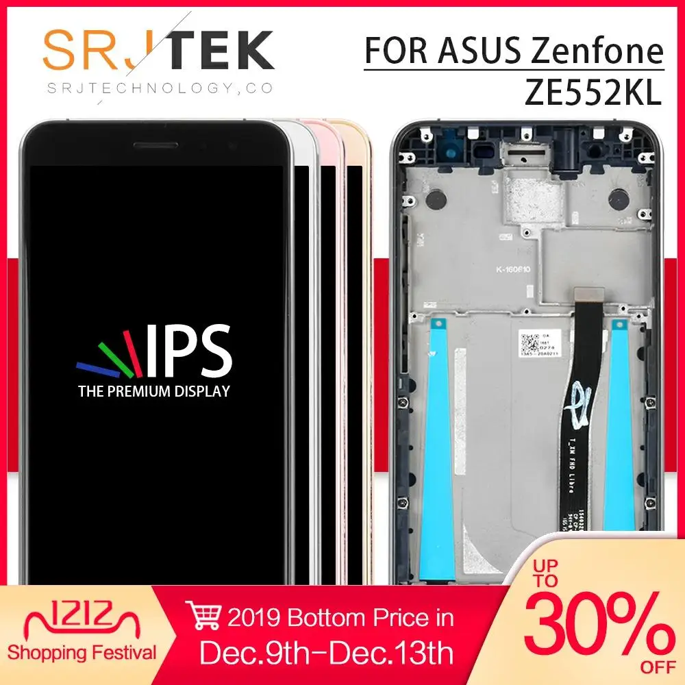 Для Asus ZenFone 3 ZE552KL ЖК-панель кодирующий преобразователь сенсорного экрана в сборе