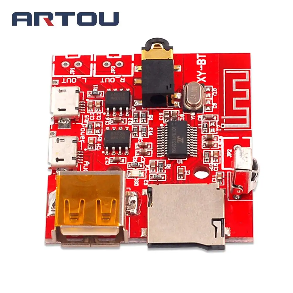 Автомобильный Bluetooth 4 1 MP3 WAV декодирующая плата 3 Вт динамик усилитель аудио