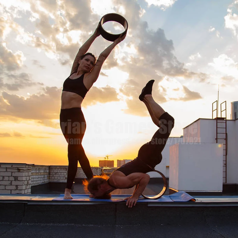 Йога колесо высокой эластичности толстые и мягкие EVA Yogic тренировочные домашние
