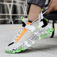 jiemiao new breathable running shoes men lightweight non slip sneakers comfortable jogging sport shoes zapatillas siez 39 45