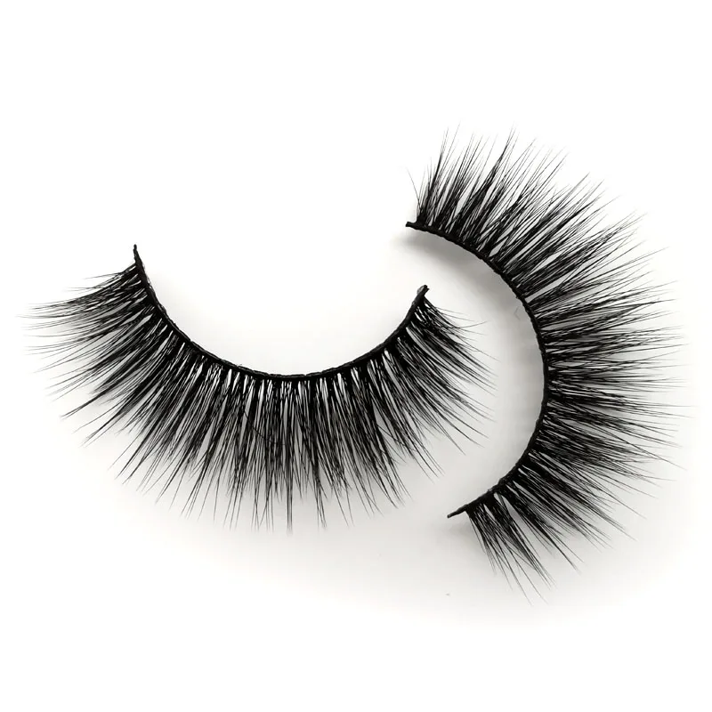 LANJINGLIN 100 pairs 3d mink faux lashes natural long false eyelashes extension make up fluffy wispy fake eyelash handmade | Красота и