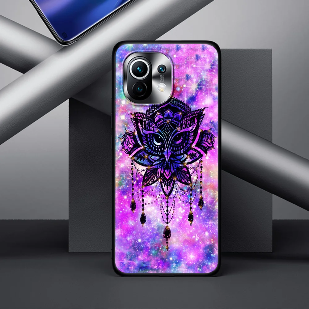 

Lovely Animal Owl Luxury Case for Xiaomi Mi Poco X3 NFC 10S 10T 9T Note 10 Lite M3 9 Lite 11 Silicone Soft TPU Coque Shell