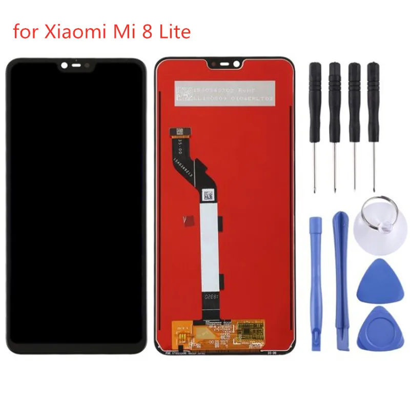 ЖК дисплей без рамки для Xiaomi Mi 8 Lite сенсорный дигитайзер в сборе запасные части