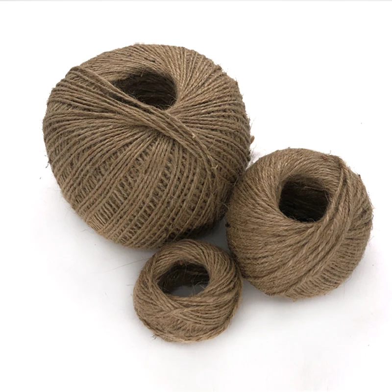 Thickness Durable Jute Raffia Straw Yarn Perfect for Hanging and Craft Projects Wrap Jars Create Pots Baskets Cat Trees | Дом и сад