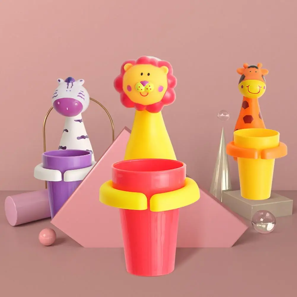 

Lion Toothbrush Shelf Useful Lightweight Creative for Bathroom Giraffe Toothbrush Rack Lion Toothbrush Holder