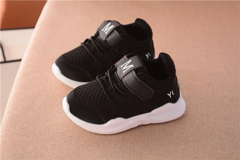 autumn new fashionable net breathable pink leisure sports running shoes for girls white shoes for boys brand kids shoes