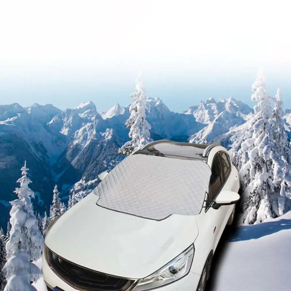 

Universal front sunshade snow and heat insulation cover