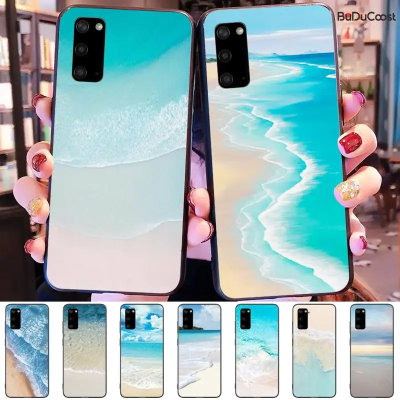

Chenel Summer Relax Beach Soft Phone Case Capa for Samsung Galaxy S10 S10E Lite s6 s7 s8plus s9plus S5 S20