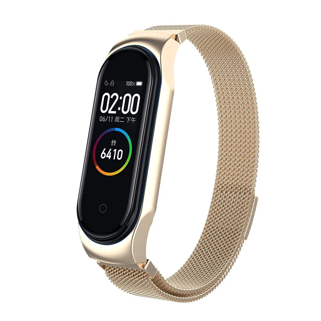 Ремешок Beautyss MBeautyss для Mi Band 4 сменный браслет с магнитной петлей Миланская петля