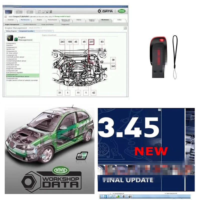 Лидер продаж 2021 програмное обеспечение для ремонта автомобиля da.ta 3 45 яркие