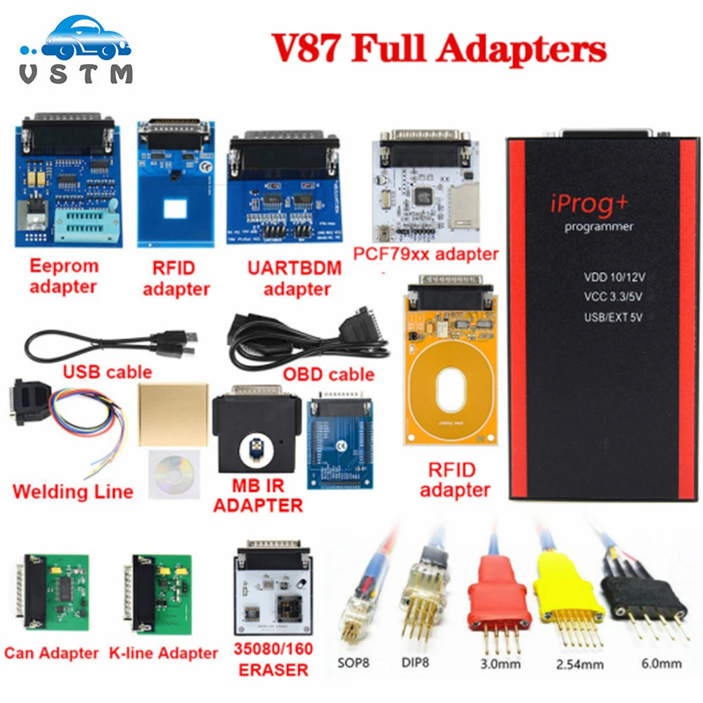 Программатор ключей V87 Iprog с поддержкой IMMO + Pro до 2022 г. замена Carprog/Digiprog/Tango wt Новый