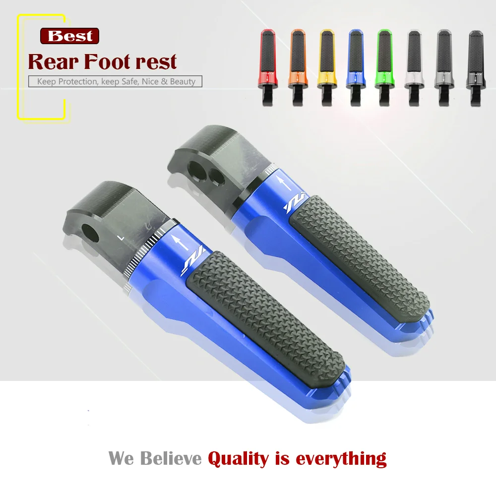 

for YAMAHA YZF R1 R25 R3 R6 R6S R1M/S YZF-R1 YZFR6 Motorcycle CNC Aluminum Rear Foot Pegs Footrest Passenger Footpegs