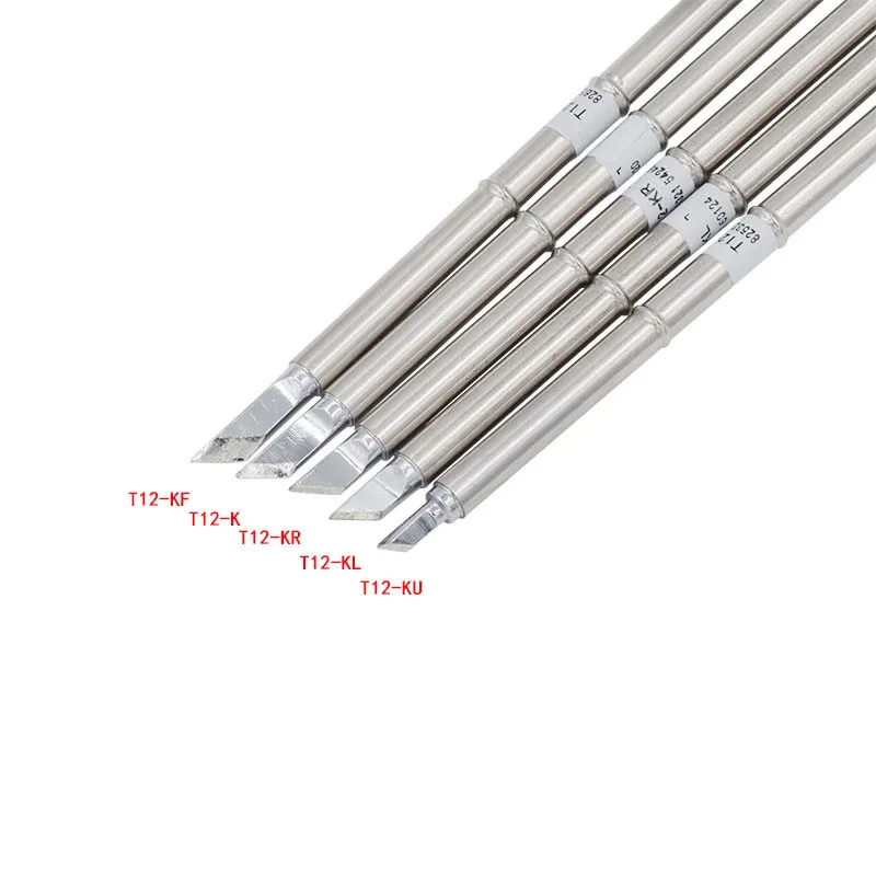 

1pc T12 Series Solder Iron Tips for Hakko Soldering Rework Station FX-951 FX-952 T12-IL T12-JL02 T12-B2 T12-B T12-BCF3 T12-K