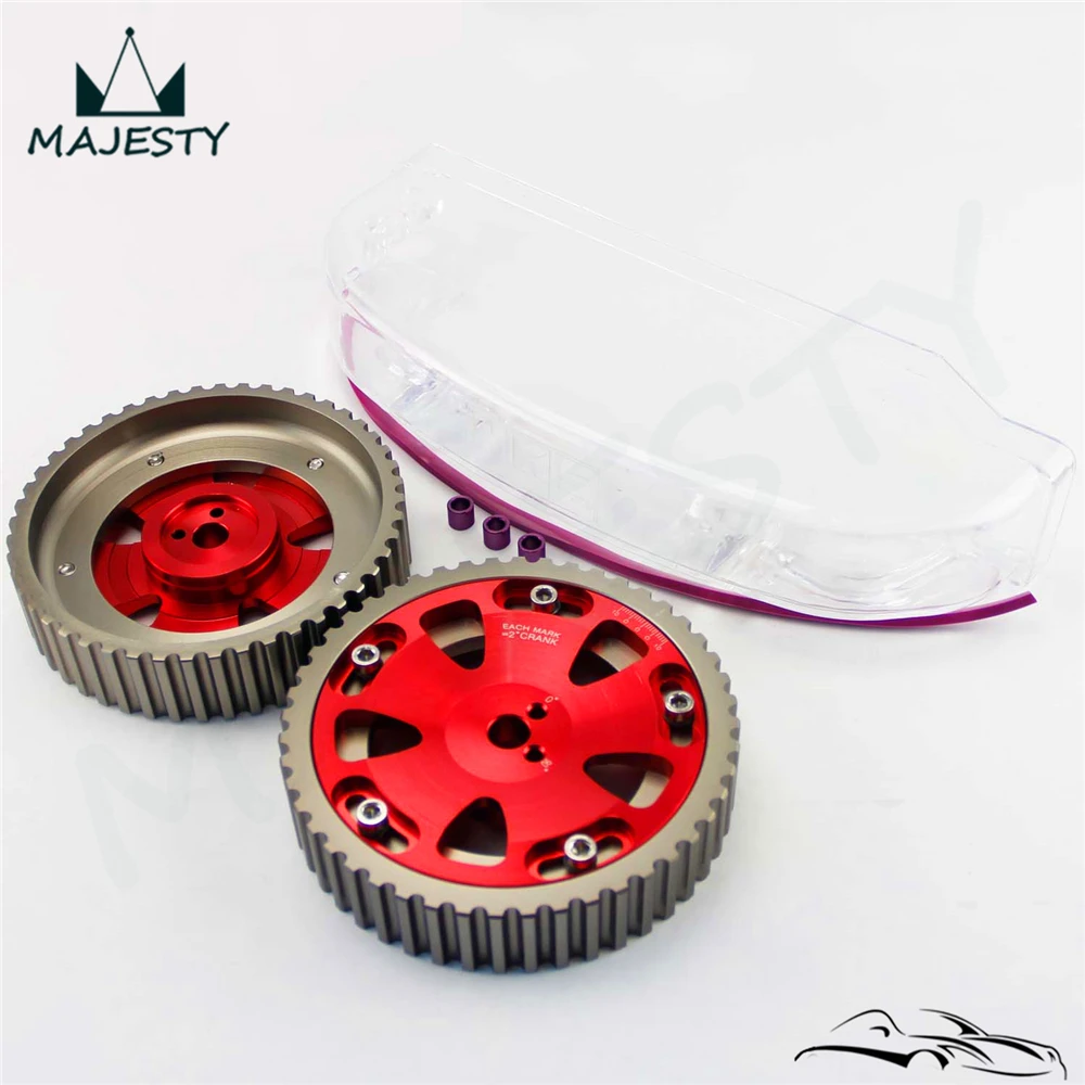 Шкив камеры + крышка для M ** itsubishi EVO 1 3 Eclipse DSM 4G63 92 95|cam gears pulley|cam covercam |