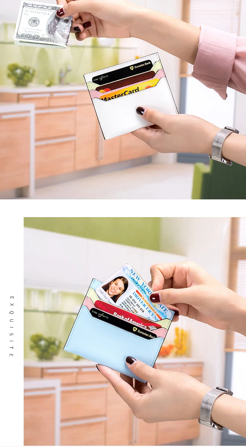 

Wallet Purse Card Holder Anti Rfid Protection Luxury Leather Women Men Travel Outdoor Id Credit Bank Busines Small Fashion Brand