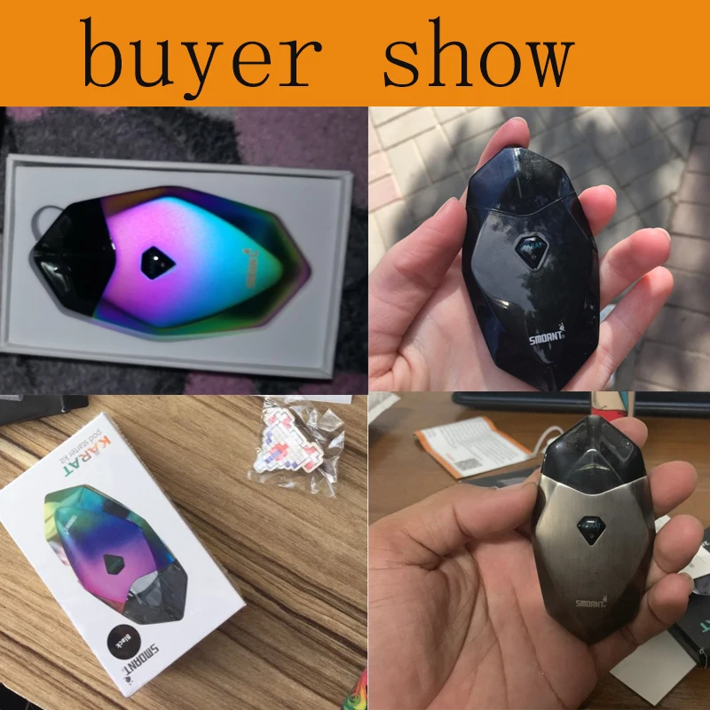 Электронная сигарета Smoant Karat 370 мАч набор Pod Vape Starter Kit с 2 мл Quarzt катушка Картридж