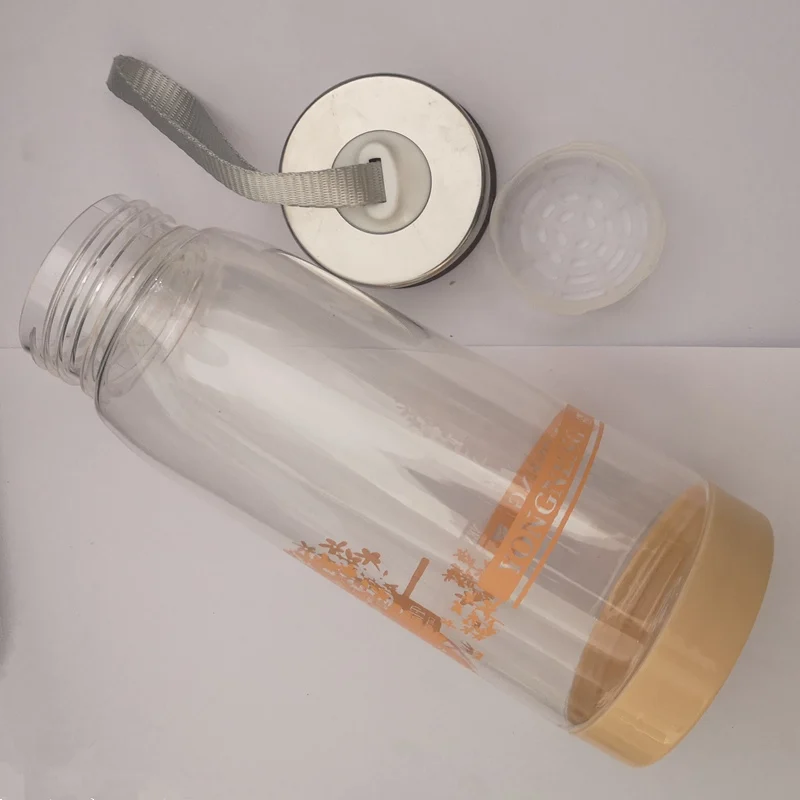 Пластиковые герметичные крышки для бутылки с водой 650 мл 22 унции петлей переноски