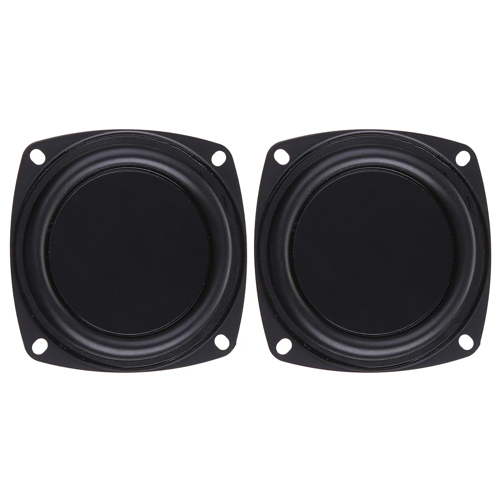 

2PCS Woofer Radiator Bass Passive Speaker 3" Low Frequency Loudspeaker Diaphragm Vibration Plate DIY