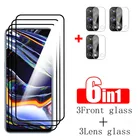 6 в 1 стекло для Oppo Realme 7 Pro 7i 75G защита для экрана 9D защитное закаленное стекло на Cristal Realme 7 Pro RMX2170 7i чехол