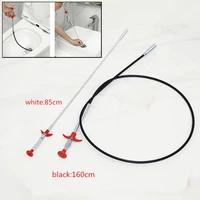 85160cm pipe dredging tools drain snake drain cleaner sticks clog remover cleaning tools household for kitchen