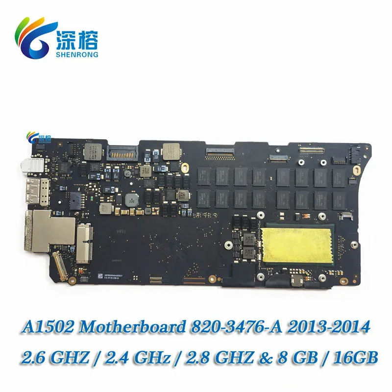 

Материнская плата A1502 для Macbook Pro Retina 13,3 "2,6 ГГц/2,4 ГГц/2,8 ГГц 8 ГБ/16 ГБ, логическая плата A1502 820-3476-A 2013-2014
