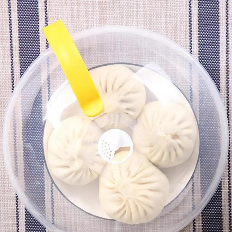 Professional Microwave Food Anti-Sputtering Cover With Resistant Handle Heat Lid Food For Microwave Y1E9
