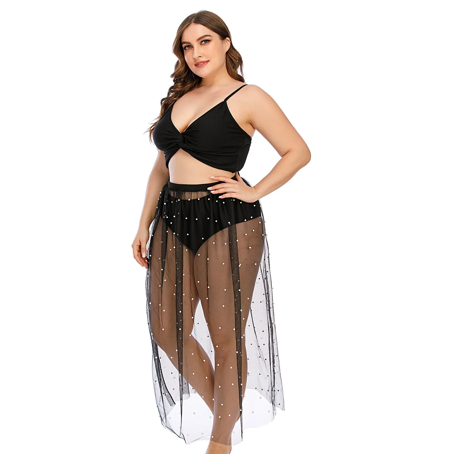 

Ladies Halter High Waist Strap Printed Split Swimsuit Bikini Retro bikinis 2021 mujer swimsuit two-piece retro open back F4*